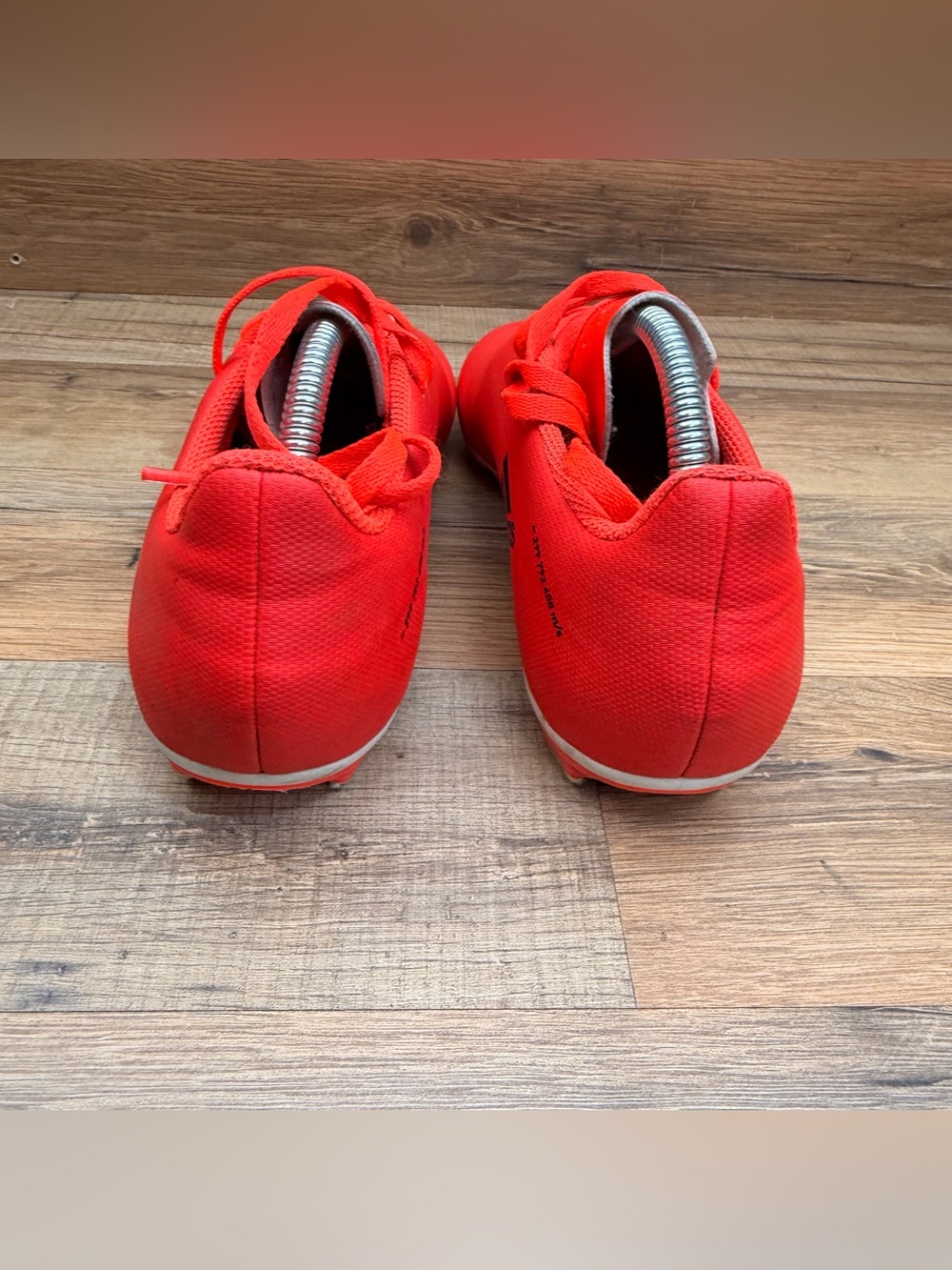 adidas kid size 3.5 Bright Red Athletic Sneaker - Picture 6 of 9